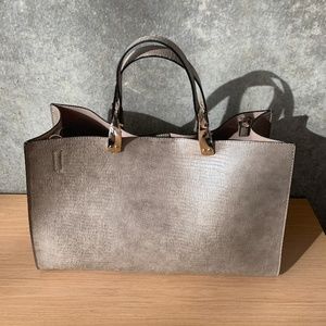 ZARA Tote in Taupe